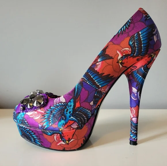 Iron Fist For Just Fabulous Havana Breeze Platforms, VGUC, Size 8 - Picture 7 of 13